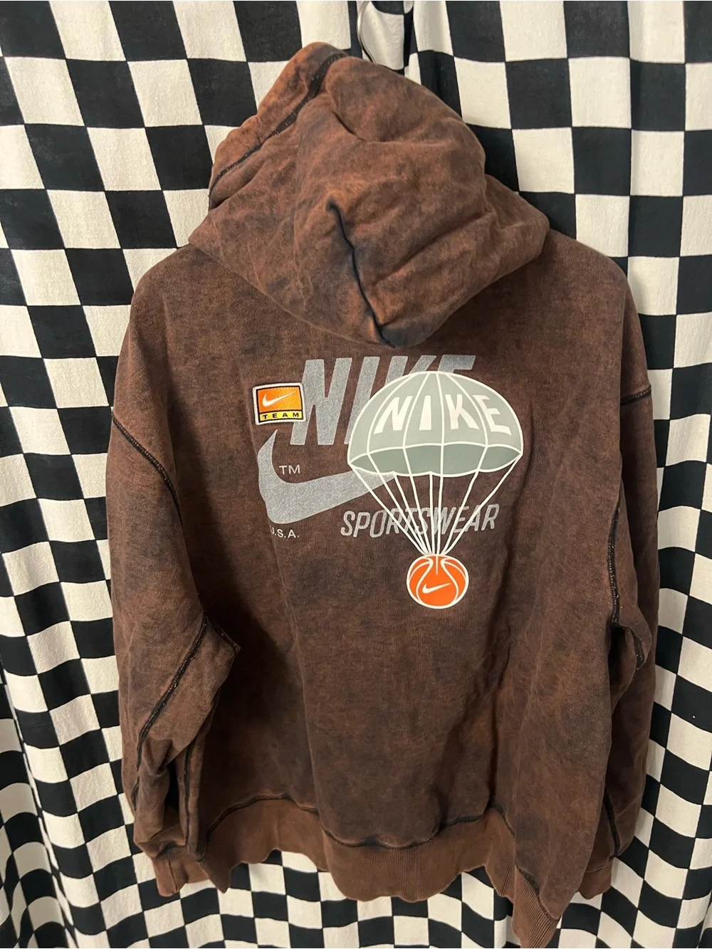 Nike Sportswear Pullover Hoodie Game Brown Have A NikeDay